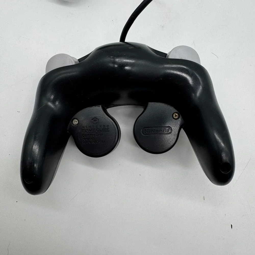 Nintendo GameCube Controller Jet Black Wired OEM Genuine DOL-003 Retro Gaming